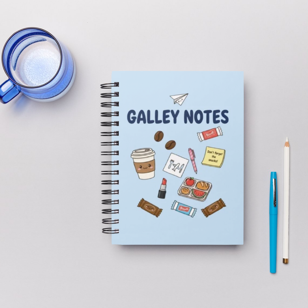 Galley Notes. Cuaderno de briefings. Agenda TCP